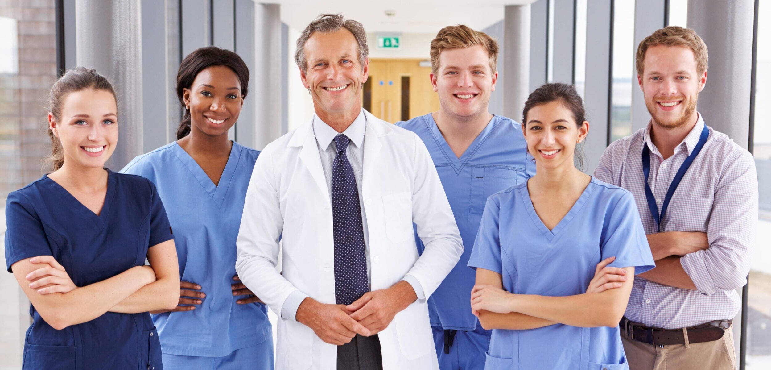 Medical team with doctors and nurses